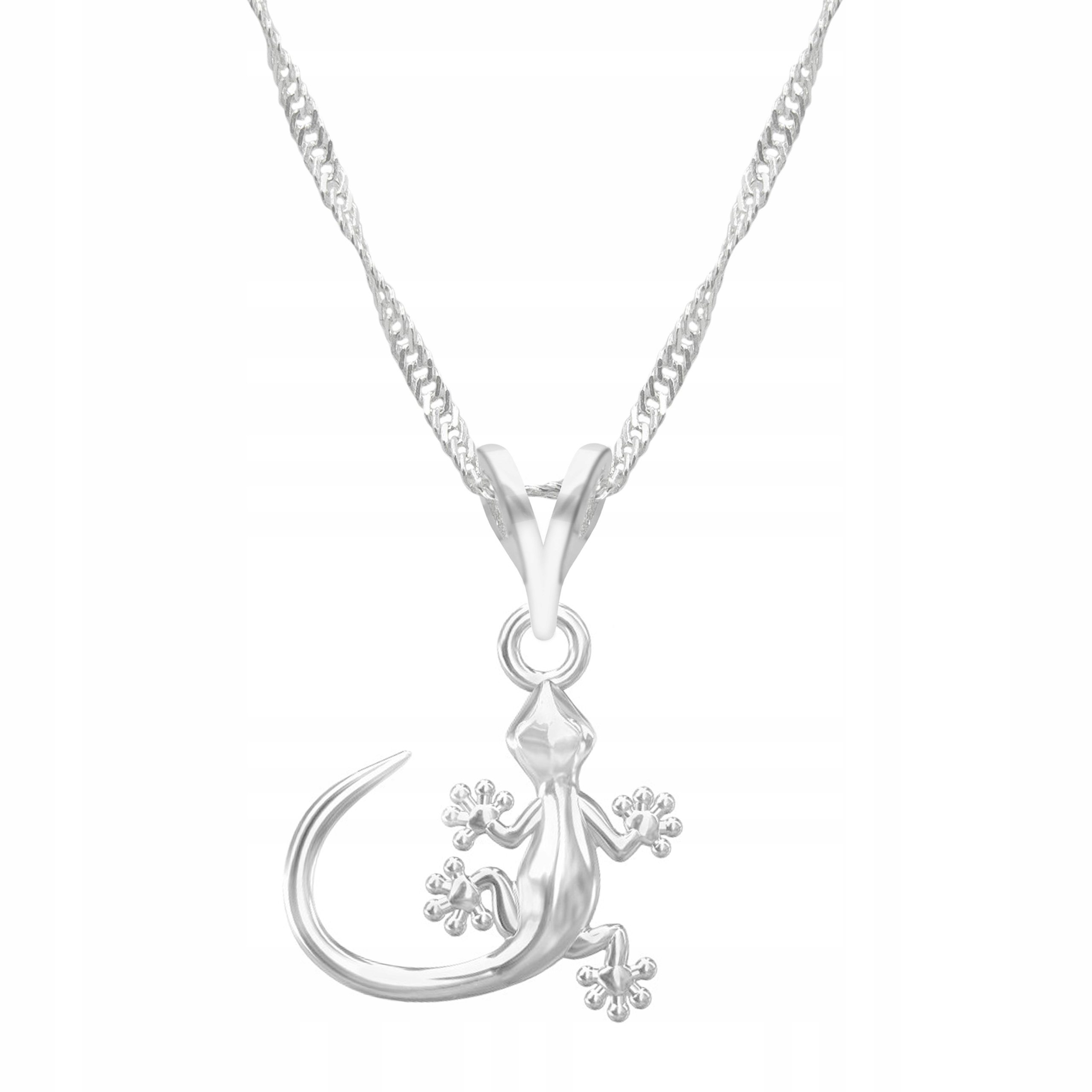 Stříbrný řetízek náhrdelník 925 Ještěrka Zvíře