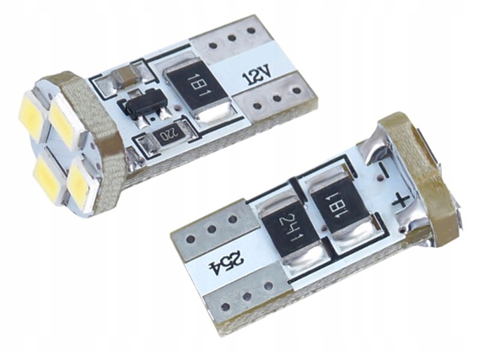 

T10 Smd Led Białe 12V 2SZT. P5Z42 Żarówki W5W