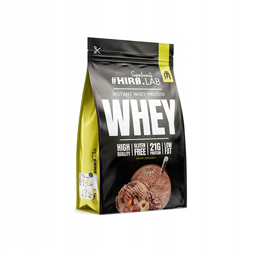Hiro.lab Instantní syrovátkový protein 750g Nugat