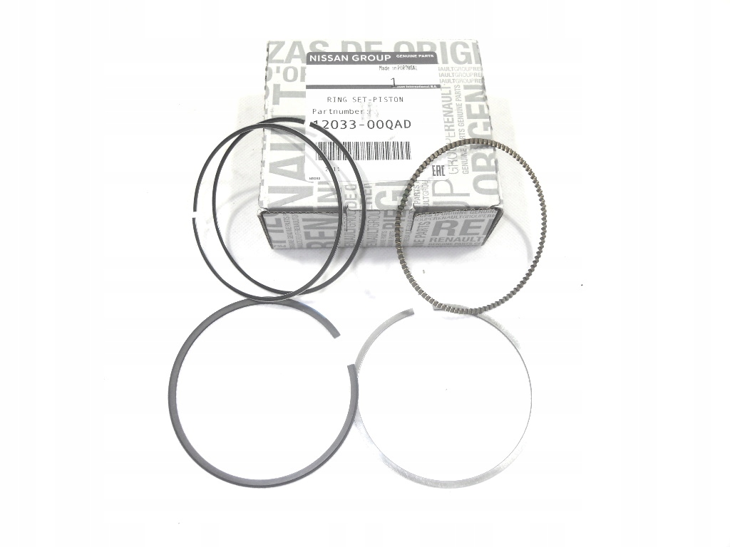 7701474725 1203300QAD - Поршневі Кільця 2.0 turbo Laguna II оригінал
