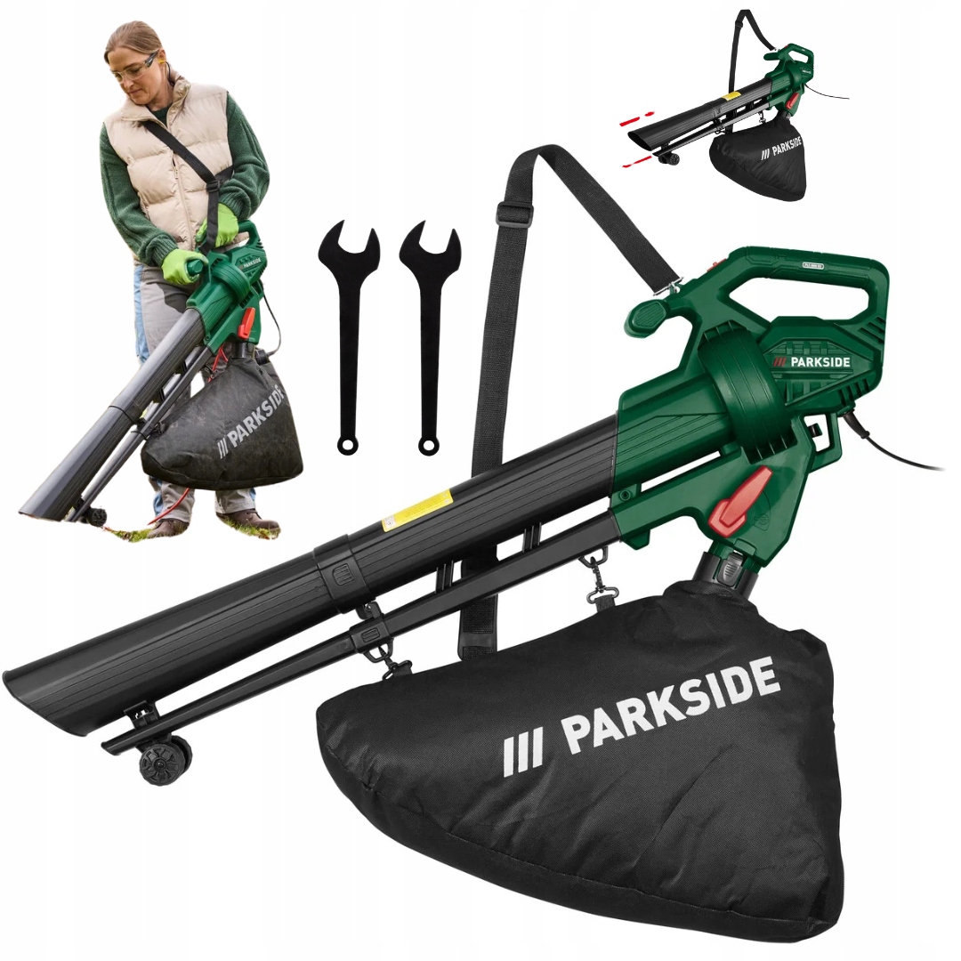 Elektryczna Dmuchawa I Odkurzacz Do Liści Parkside Pls 2600 2600 W 3w1