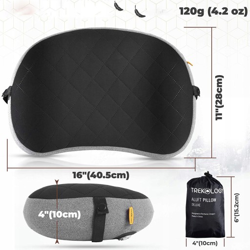 PODUSZKA PODRÓŻNA DMUCHANA Czarny Medi Sleep Model 229d61df-46b6