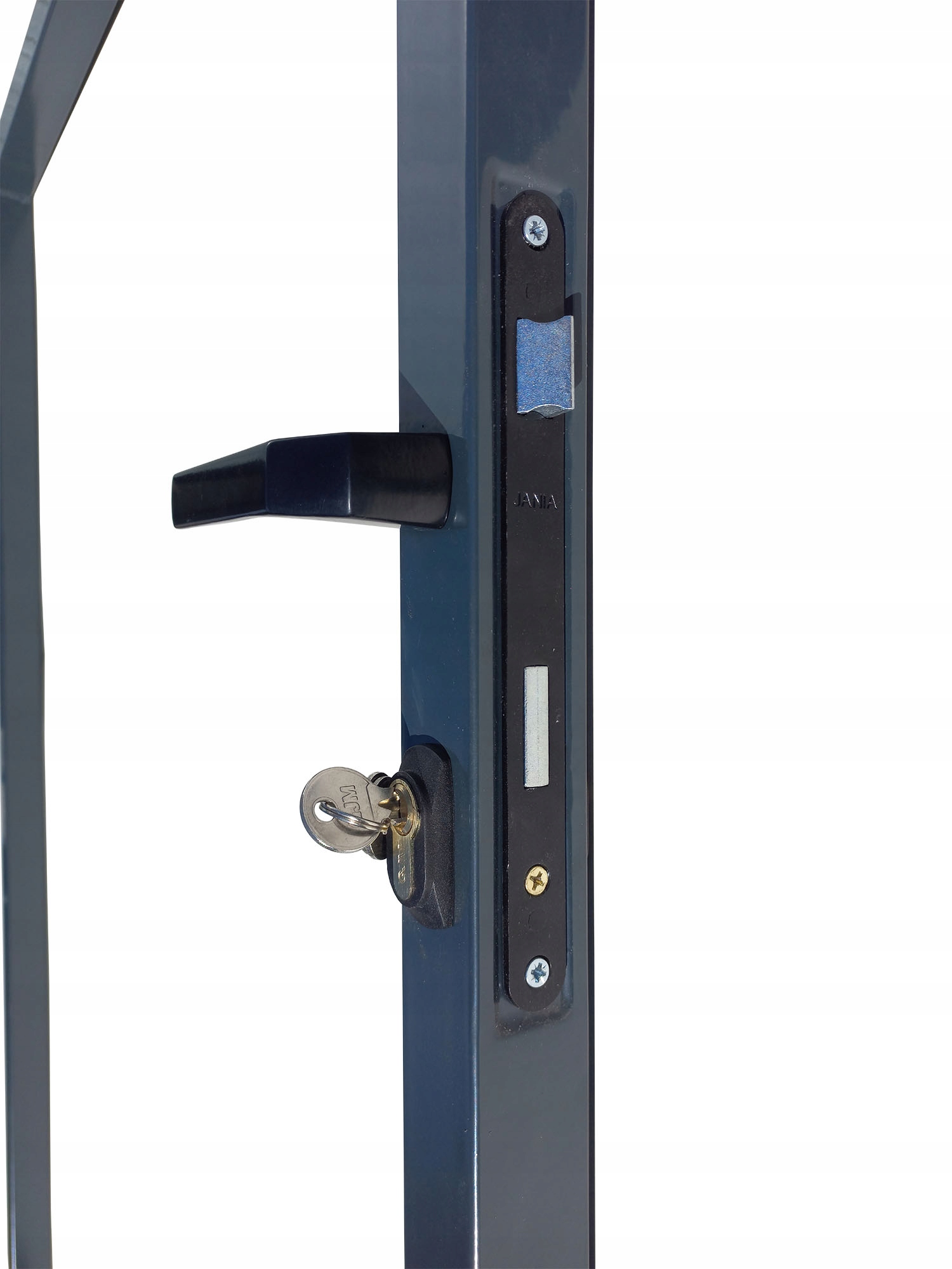 FURTKA 120cm antracyt grafit PANELOWA dwa SŁUPKI RAL7016 ogrodzeniowa 123cm Marka inna