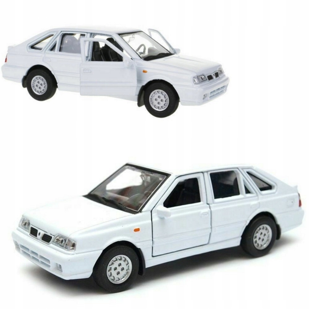 POLONEZ CARO PLUS MODEL METAL WELLY 1:34 BIAŁY Marka Welly