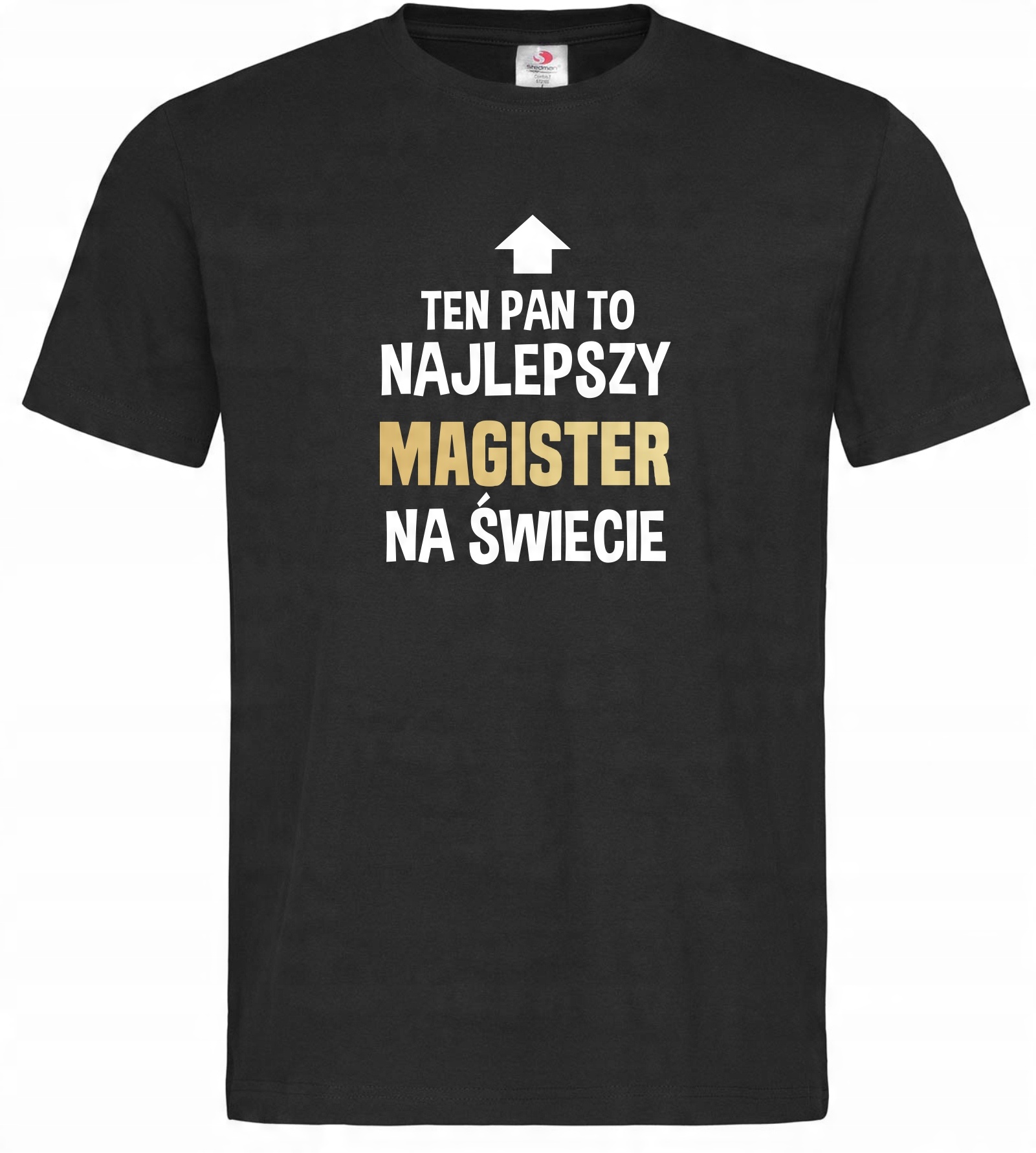 

koszulka Najlepszy Magister z zabawnym nadrukiem L