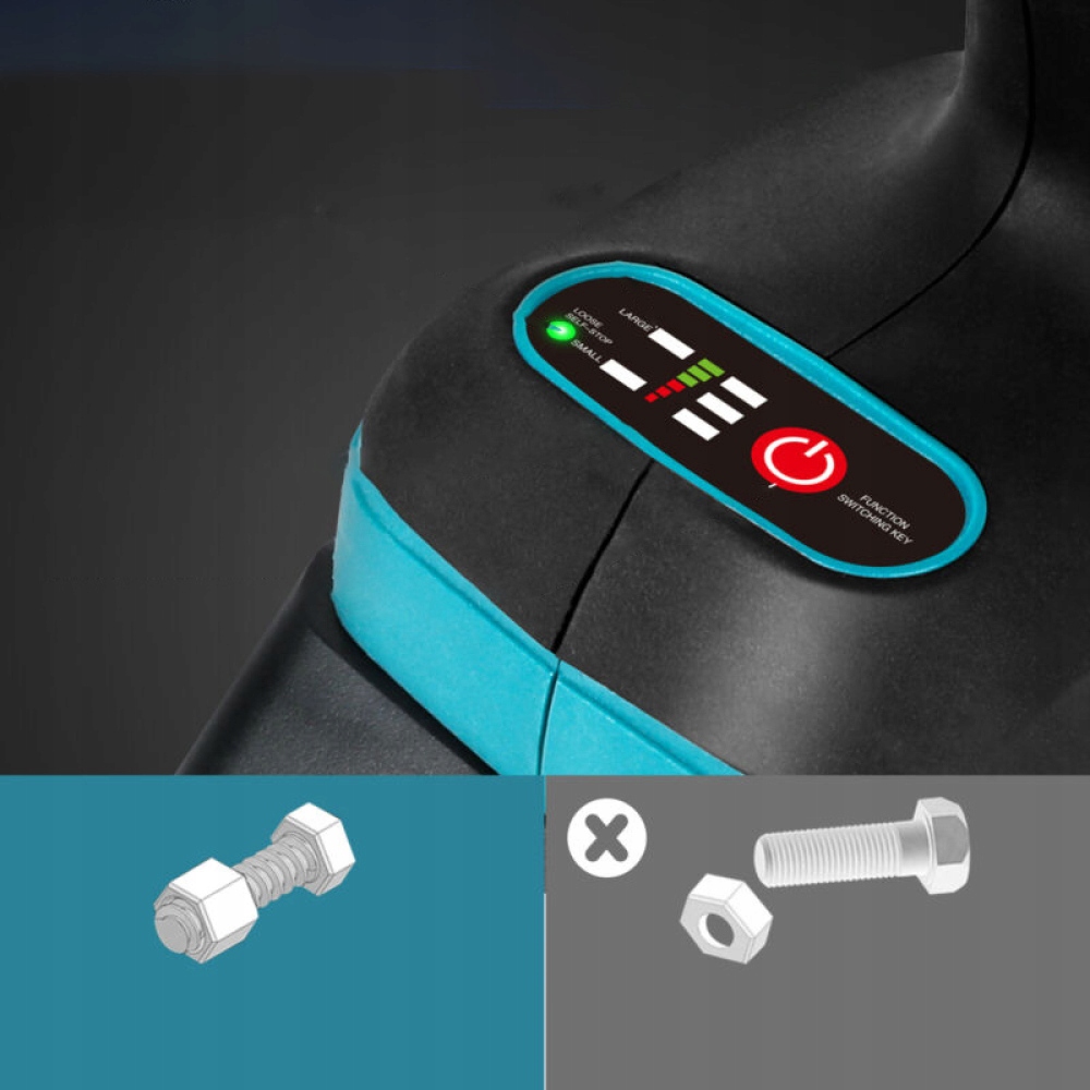 ZESTAW KLUCZ UDAROWY AKUMULATOROWY Z LED + AKUMULATOR *2 Prędkość obrotowa 3200 obr./min