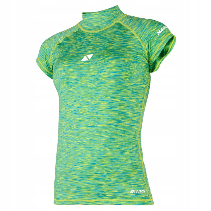T-shirt koszulka Uv Magic Marine Cube Rashwest damska surfingowa UPF50+