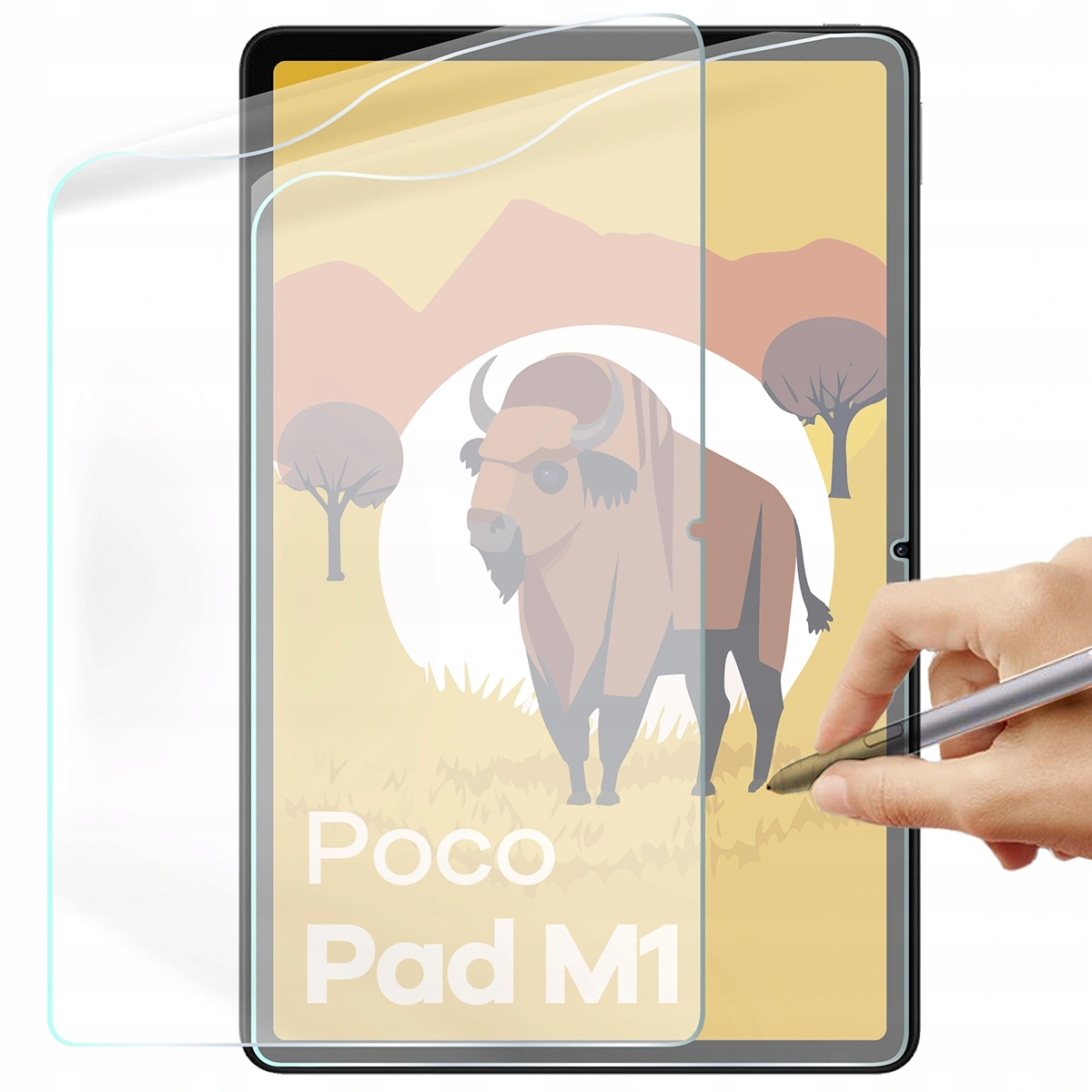 Fólie na tablet pro Xiaomi Poco Pad M1, Bizon, 2 kusy