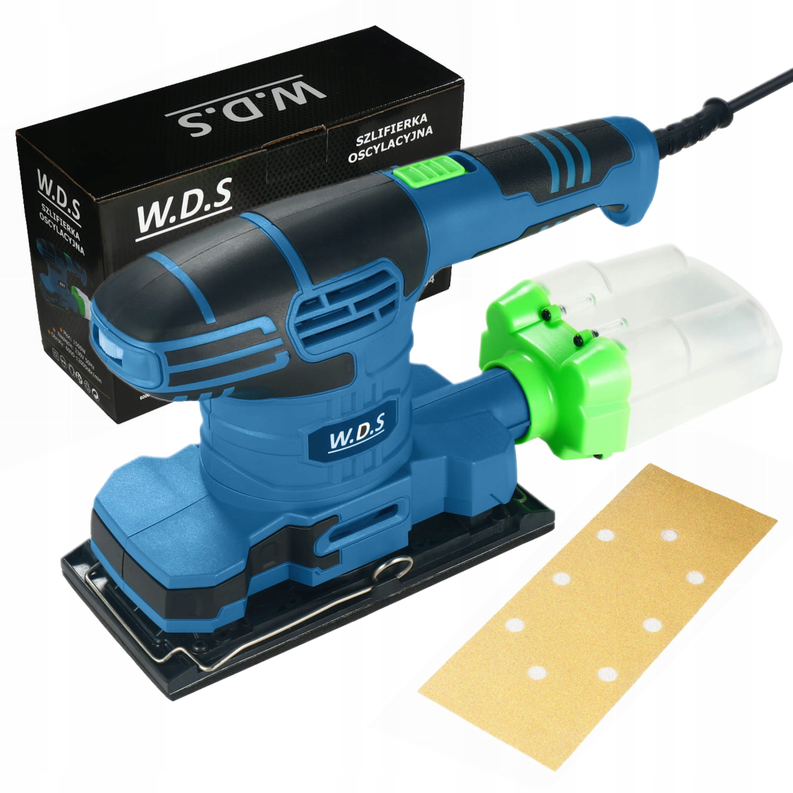 Kraft&dele Oscilační Bruska 90x187 mm 1500 W 12000 ot/min Síťová WDS2504
