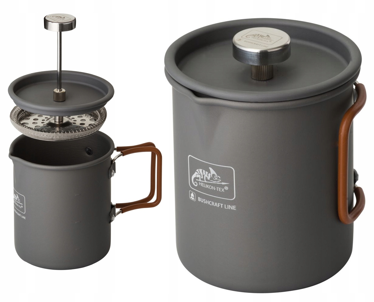 Kubek Zaparzacz Helikon-Tex 600ml Camp French Press Turystyczny na Biwak