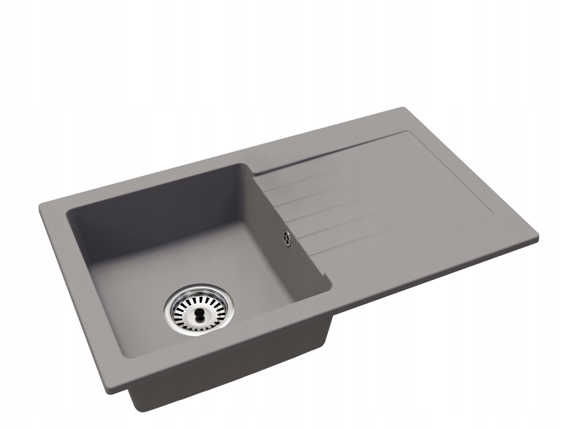 ZLEWOZMYWAK GRANITOWY LEON + SYFON OKAZJA! Materiał wykonania granit