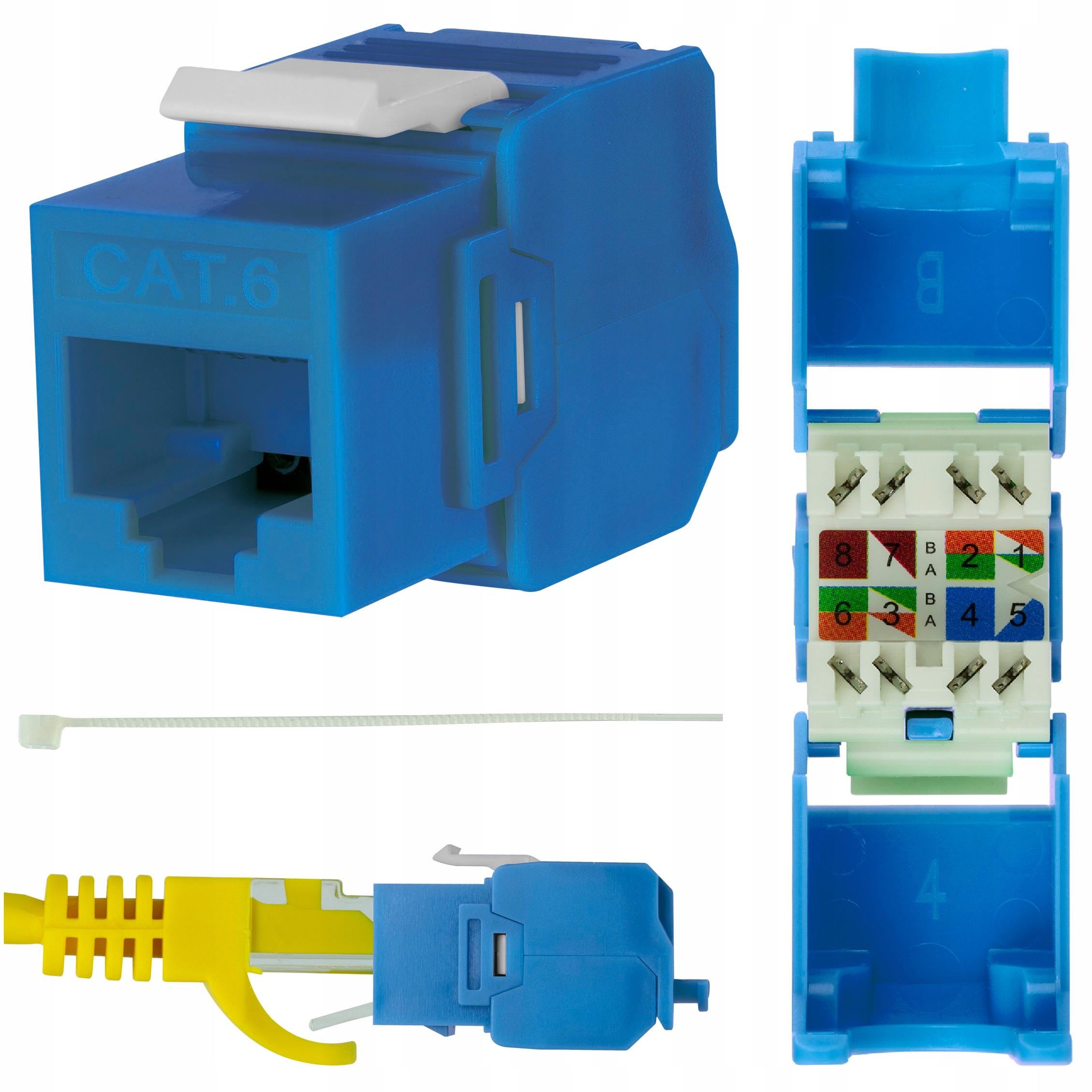 

Neku Keystone RJ45 Utp kat.6 moduł beznarzędziowy