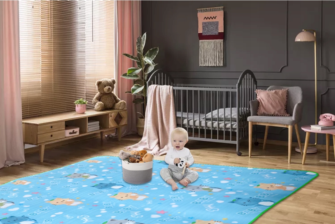 DUŻA PIANKOWA EDUKACYJNA MATA DYWAN 180x180cm Wiek dziecka 0 +