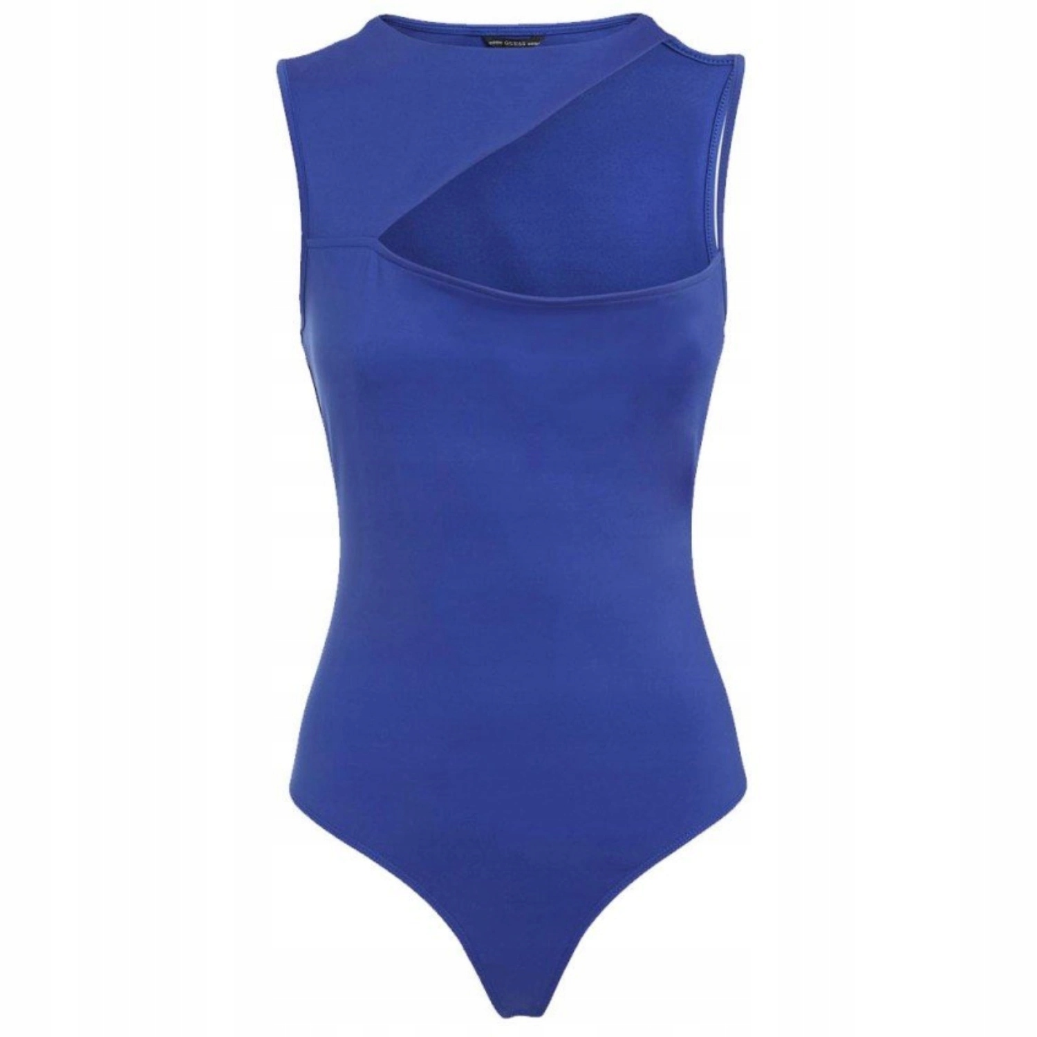 Body Guess dámské bez rukávů, chrpové, elastické, výstřih vel. M