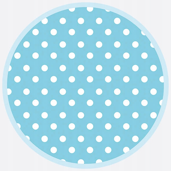 

Talerzyki Niebieskie Urodziny Party Kropki 23 CM