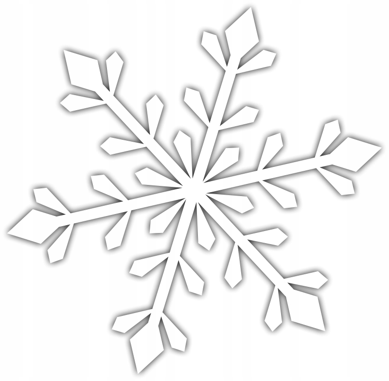 

Naklejka Śnieżynka Płatek śniegu Gwiazdka 12 cm