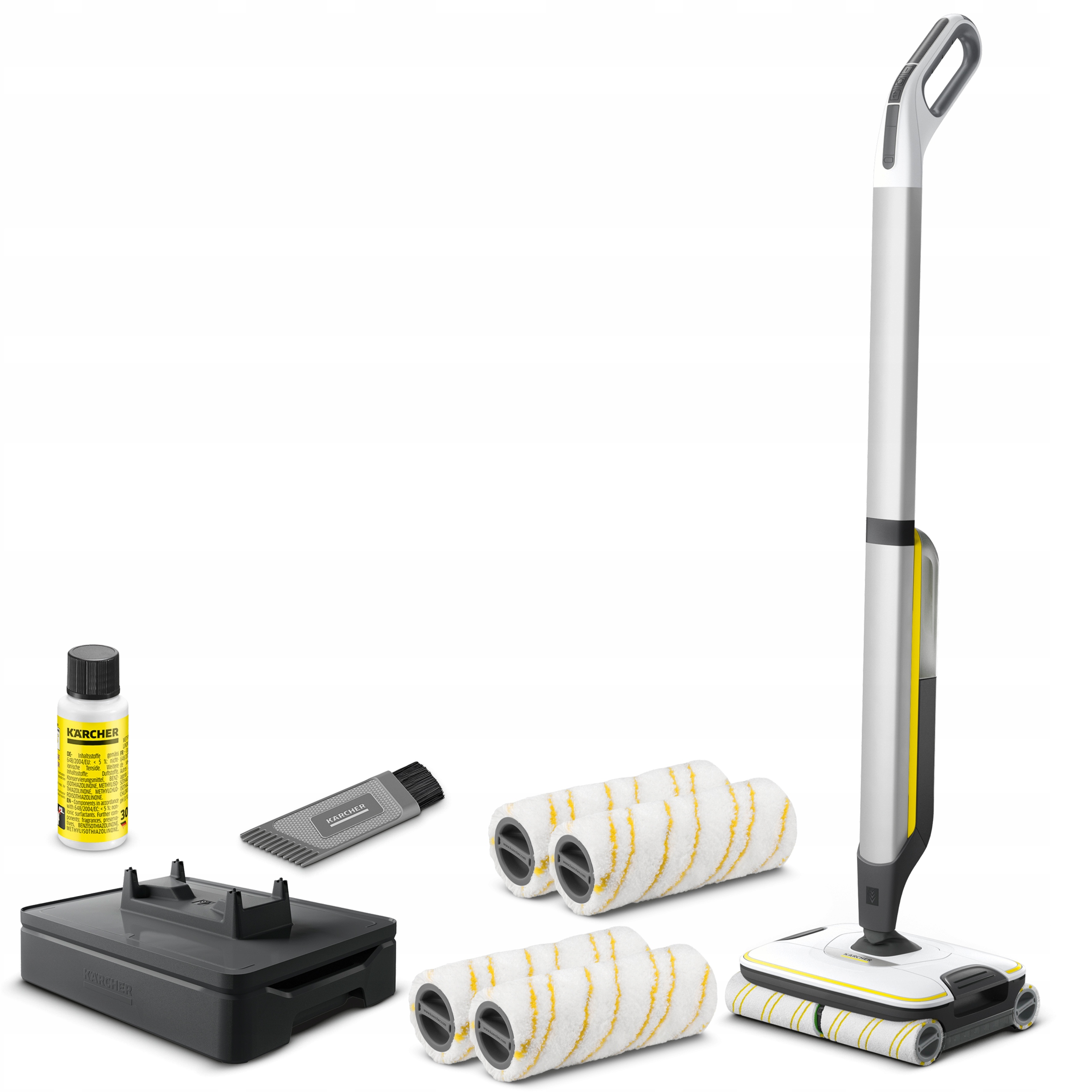 Bezprzewodowy Mop Elektryczny Kärcher Fc 7 Akumulatorowy Stacja Pady