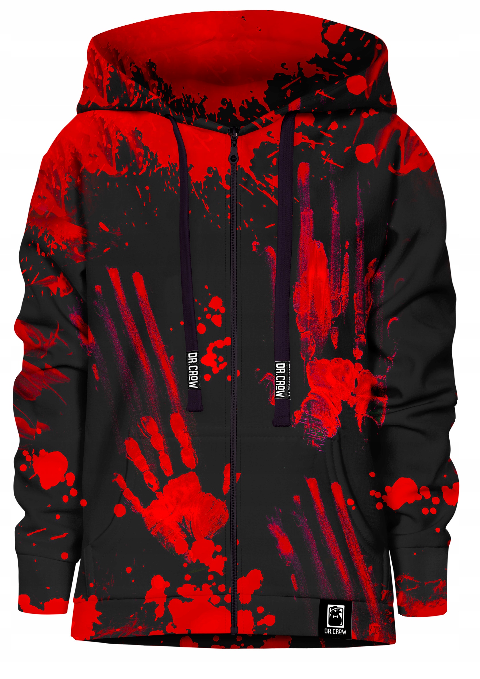 

Dziecięca Bluza Rozpinana Dr.crow Zombie Black 146