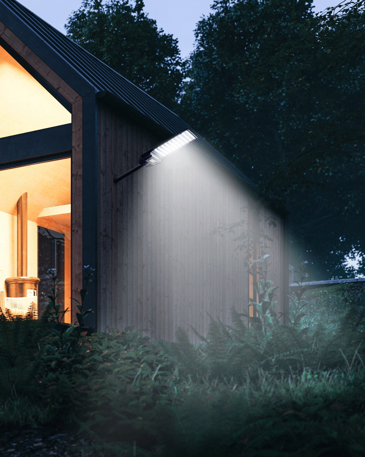 LAMPA SOLARNA ULICZNA LED 200W CZUJNIK RUCHU IP65 Moc lampy 200 W