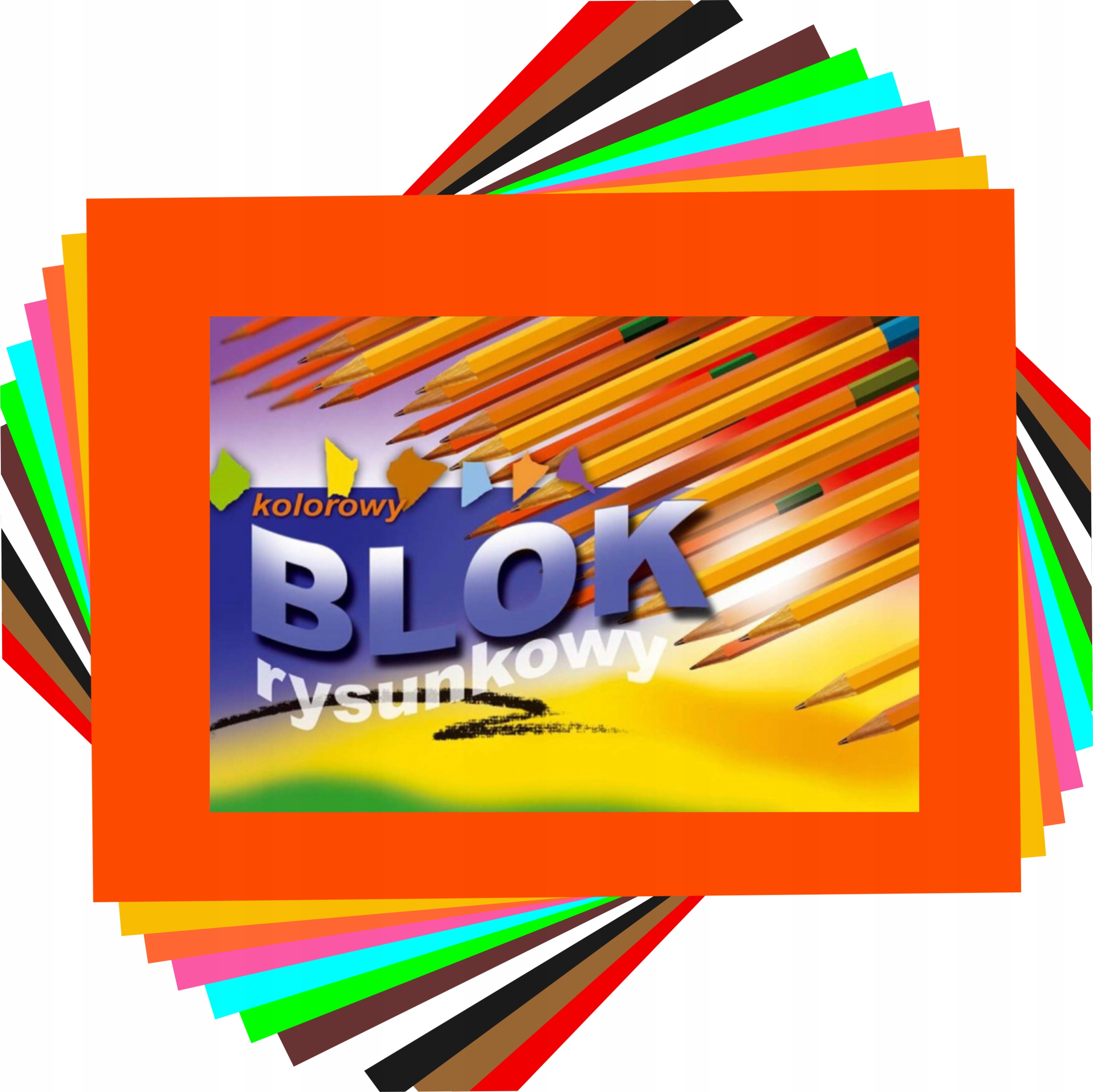 

Blok rysunkowy szkolny A4 kolorowy 16 kartek