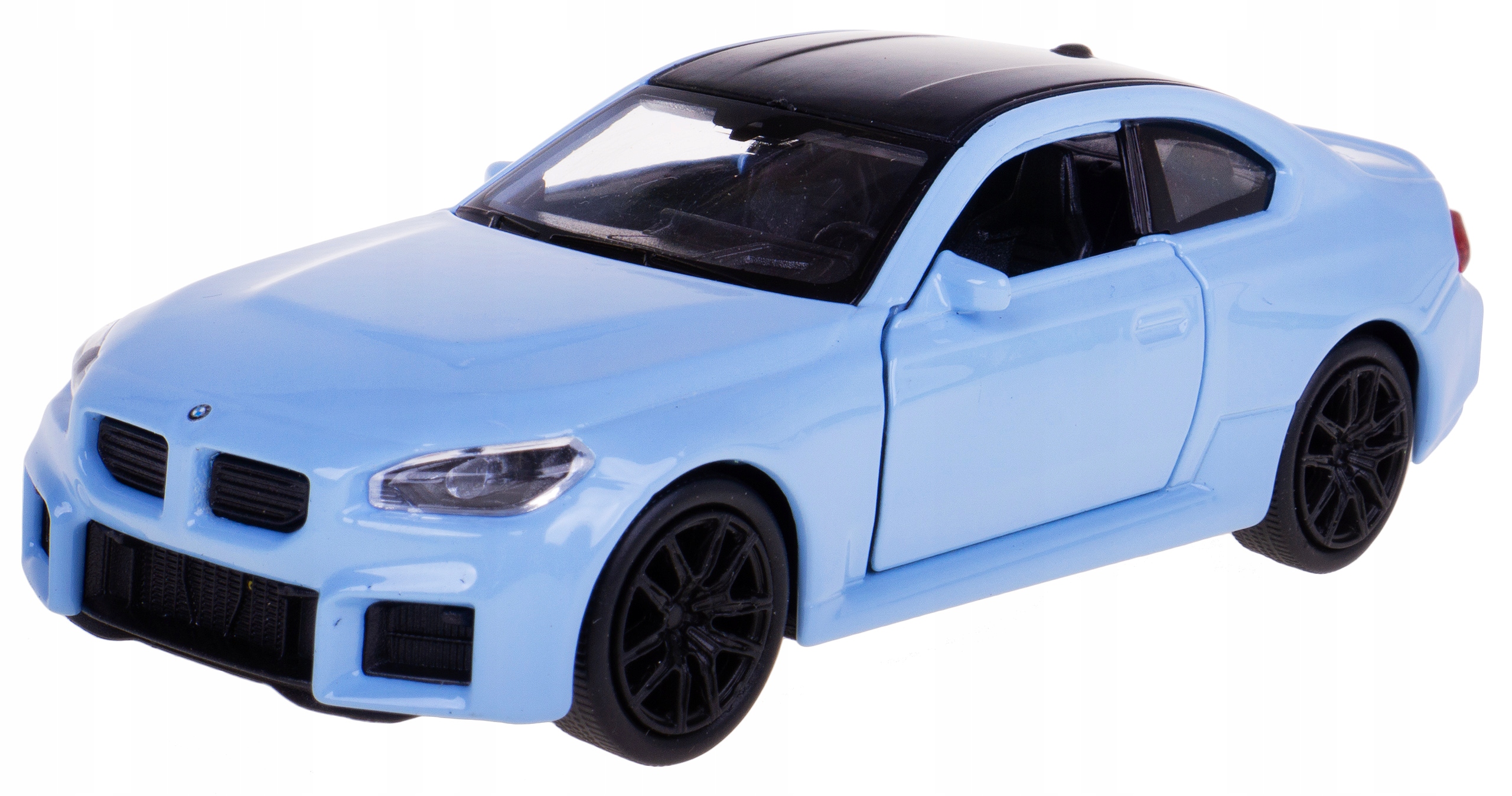 BMW M2 MODEL METALOWY WELLY 1:34/39 BŁĘKITNY Kolor dominujący odcienie niebieskiego