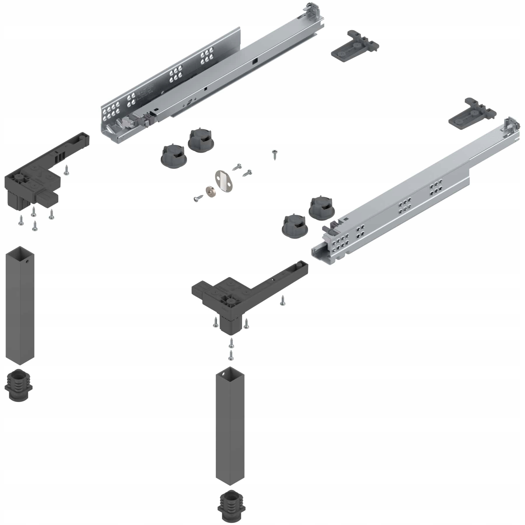 Blum Z95.4100 Space Step sada, délka 410 mm