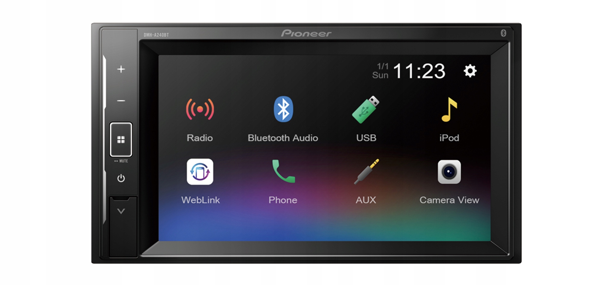 

Pioneer DMH-A240BT Flac WebLink Bluetooth Radio