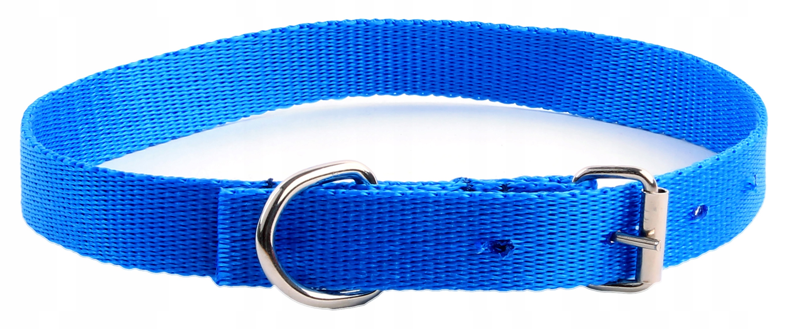 

Obroża dla psa Materiałowa Taśma 19-26cm Niebieska