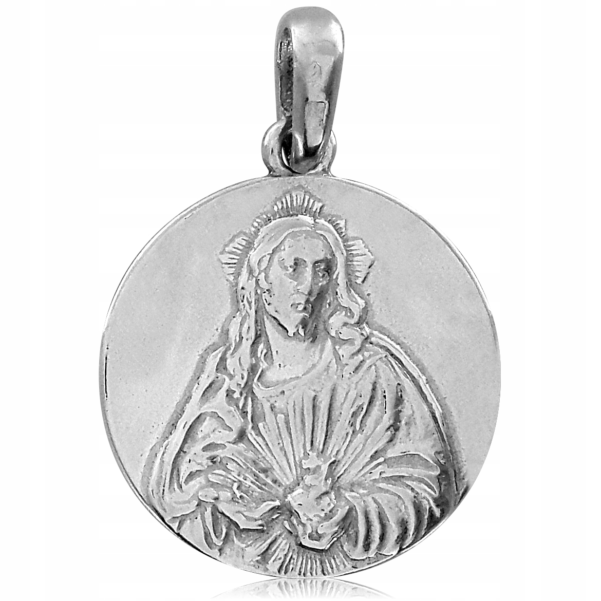 Oboustranný Medailonek Škapulíř Stříbro 925 Kulatý