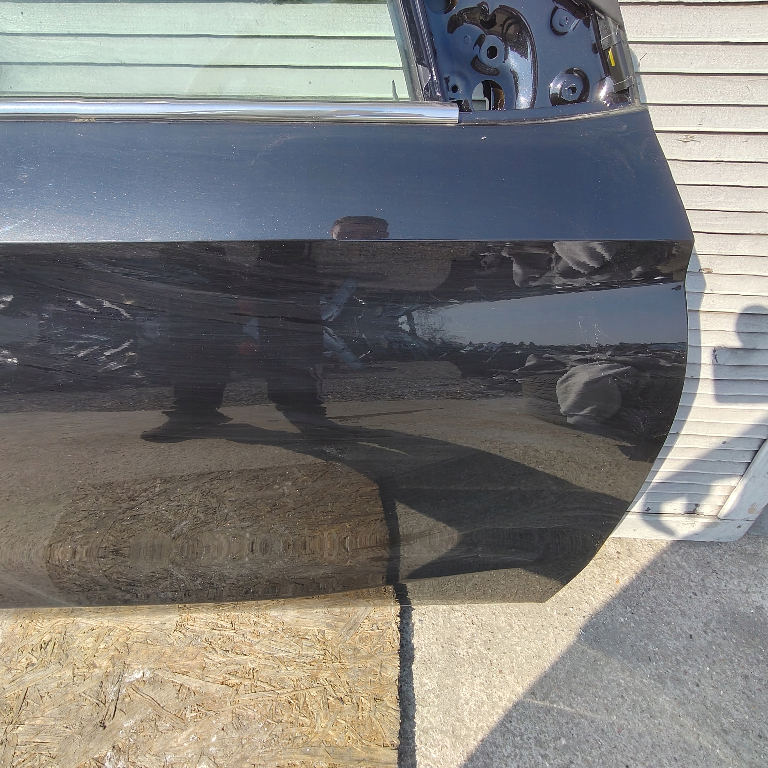 door front front right SKODA FABIA IV HB black, DEMONTAZ