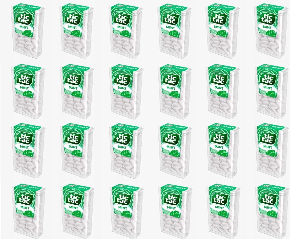 24x 54g Tic Tac Mint cukierki miętowe Karton
