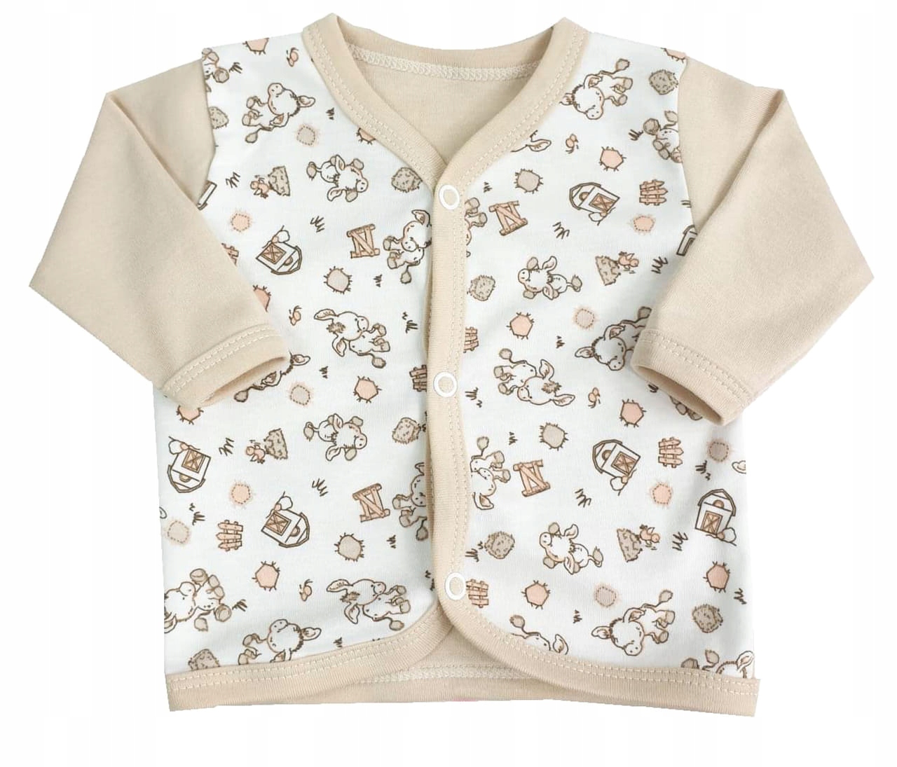 

Kaftanik niemowlęcy. Rozpinana bluzeczka r.80