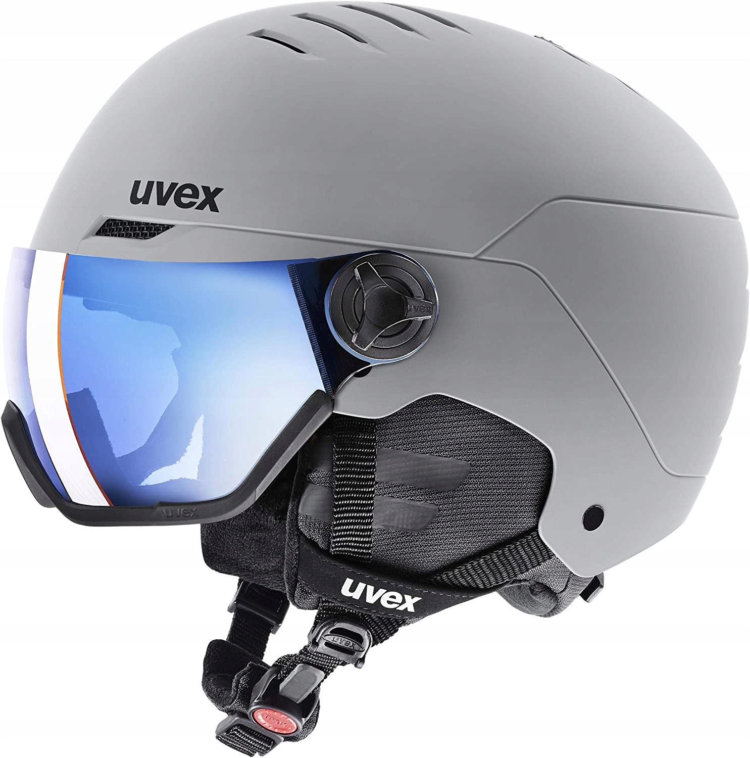 Helma Uvex wanted visor, velikost 58-61 cm, šedá