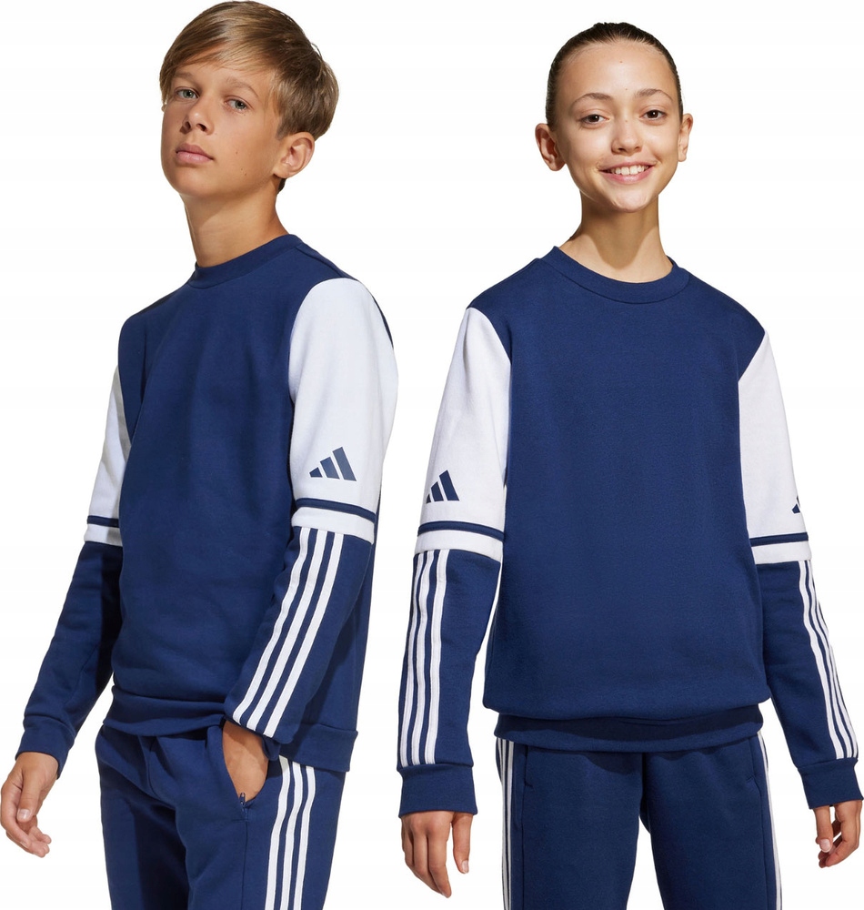 Dětská Mikina Adidas Squadra 25 Sweat Crew Tmavě Modrá JD4814 vel. 128 cm