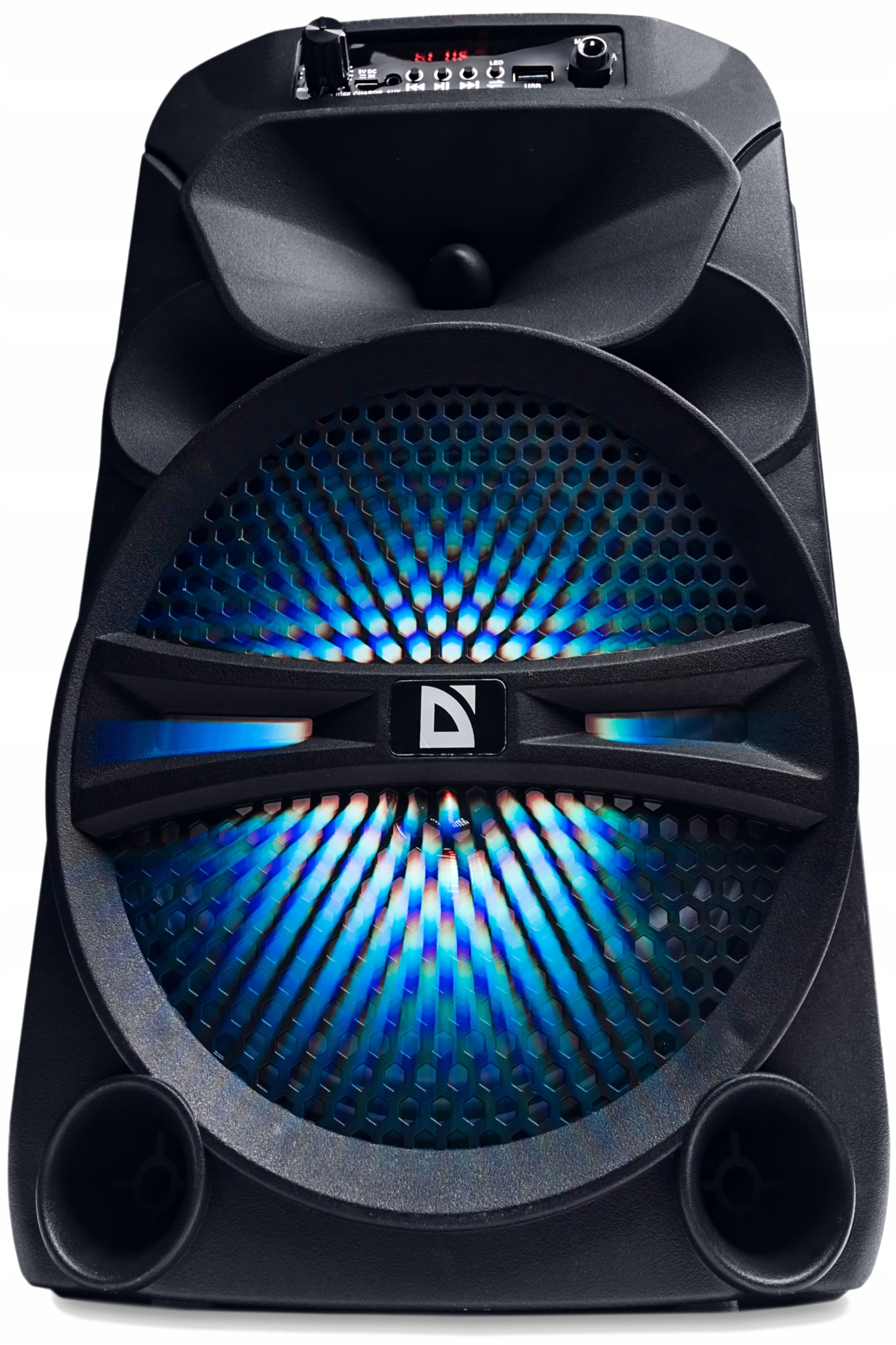 KOLUMNA 100W GŁOŚNIK BEZPRZEWODOWY BOOMBOX MOBILNY SYSTEM NAGŁOŚNIENIOWY Marka PartyTech