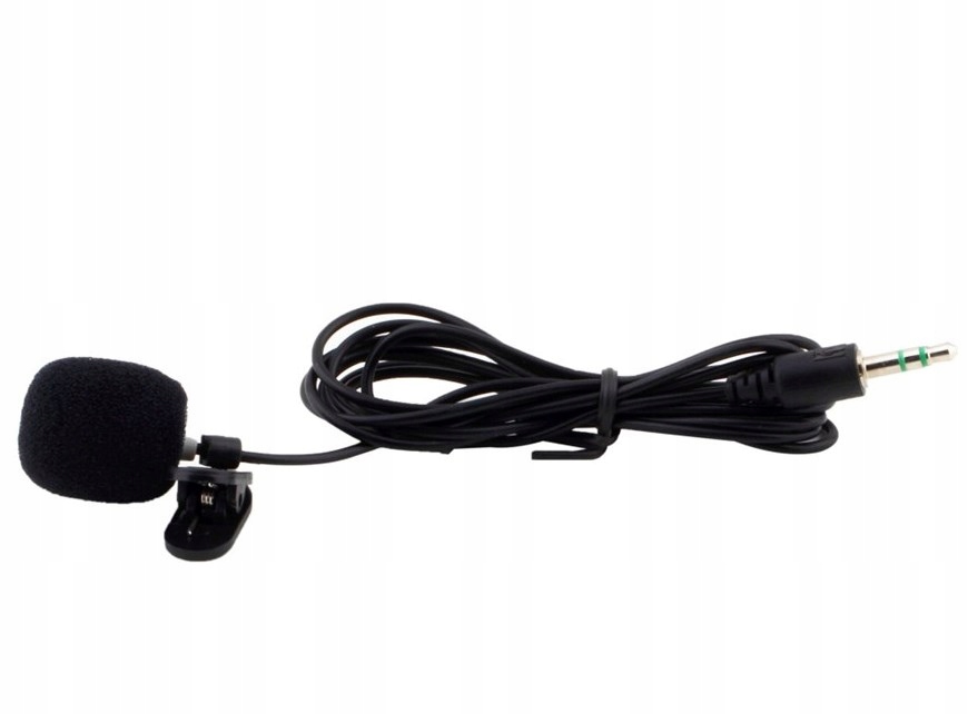 MIKROFON SAMOCHODOWY DO RADIA Z KLIPSEM 1,5M 3,5mm Marka bez marki