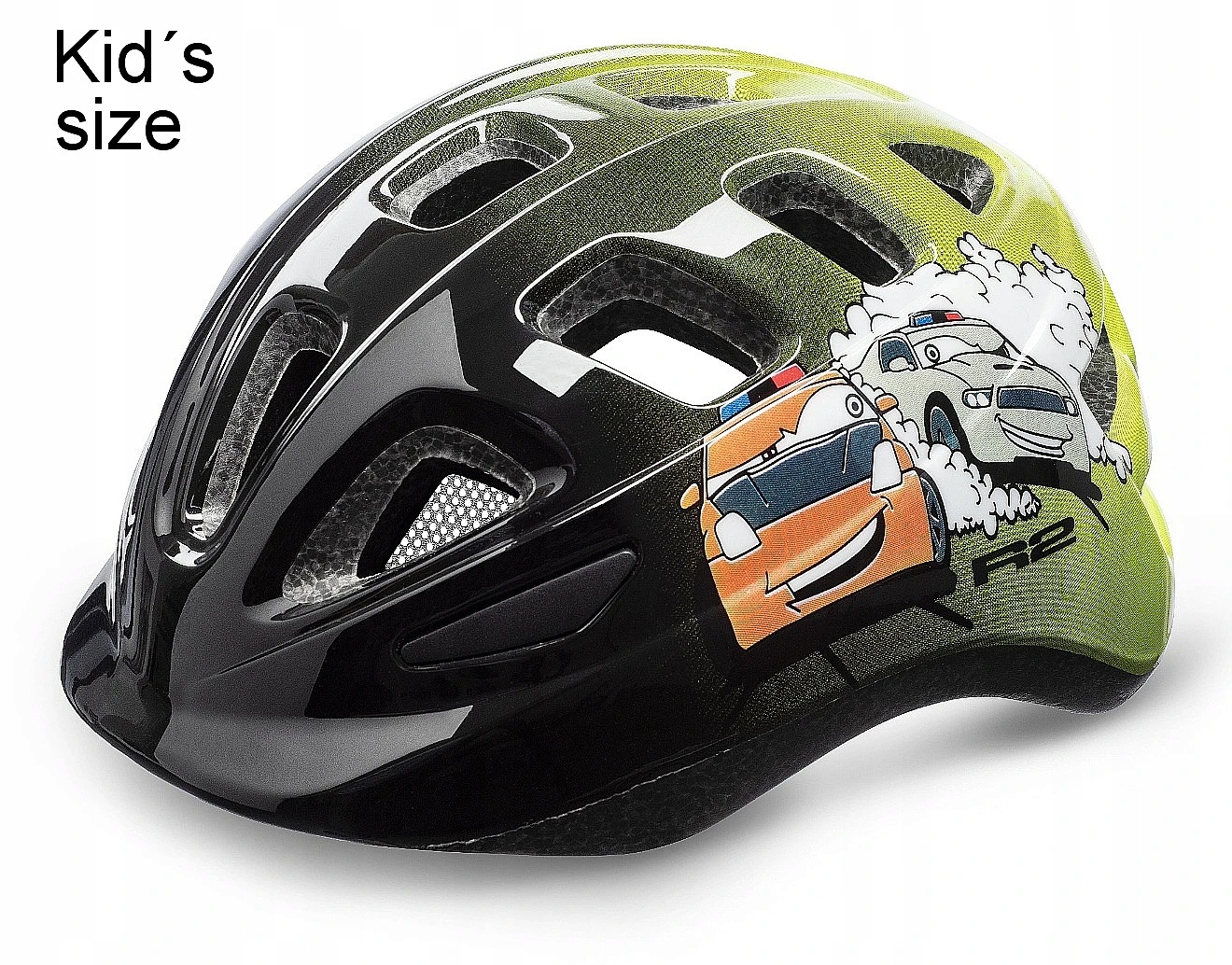 kask R2 Bunny ATH28J/Glossy Neon Yellow/Black