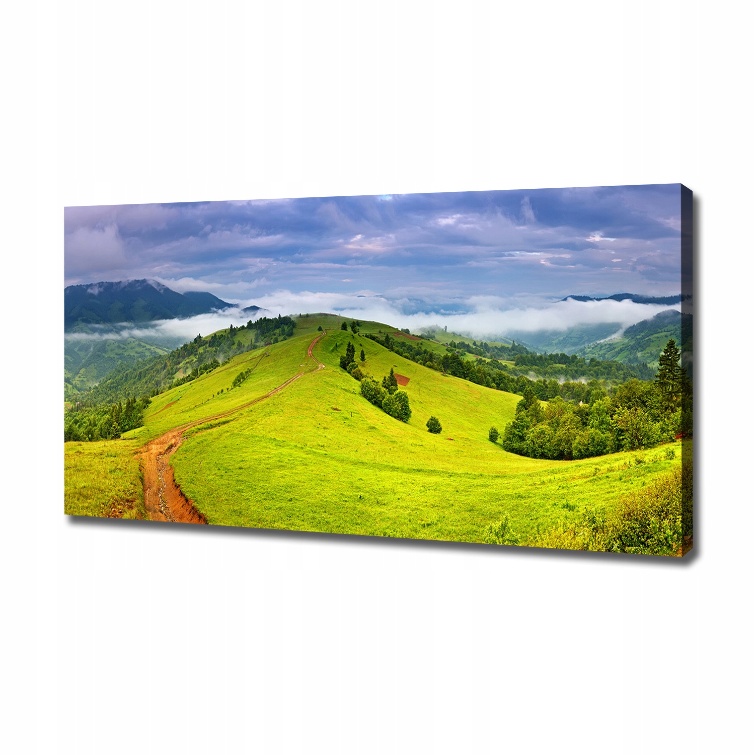 

Foto obraz na płótnie Zielone wzgórza 120x60 cm