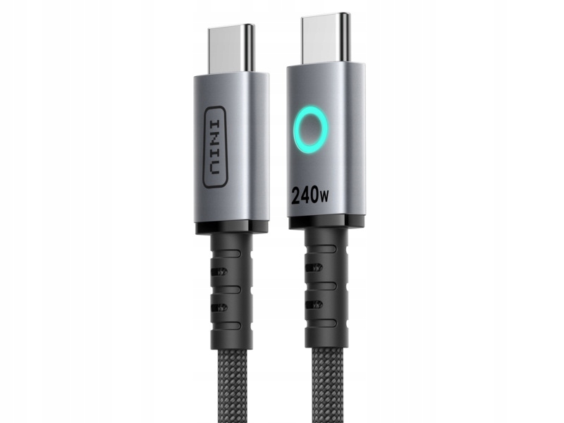 Kabel Usb-c Usb-c Iniu Leopard Magnetic 240W 1.2 m Czarny