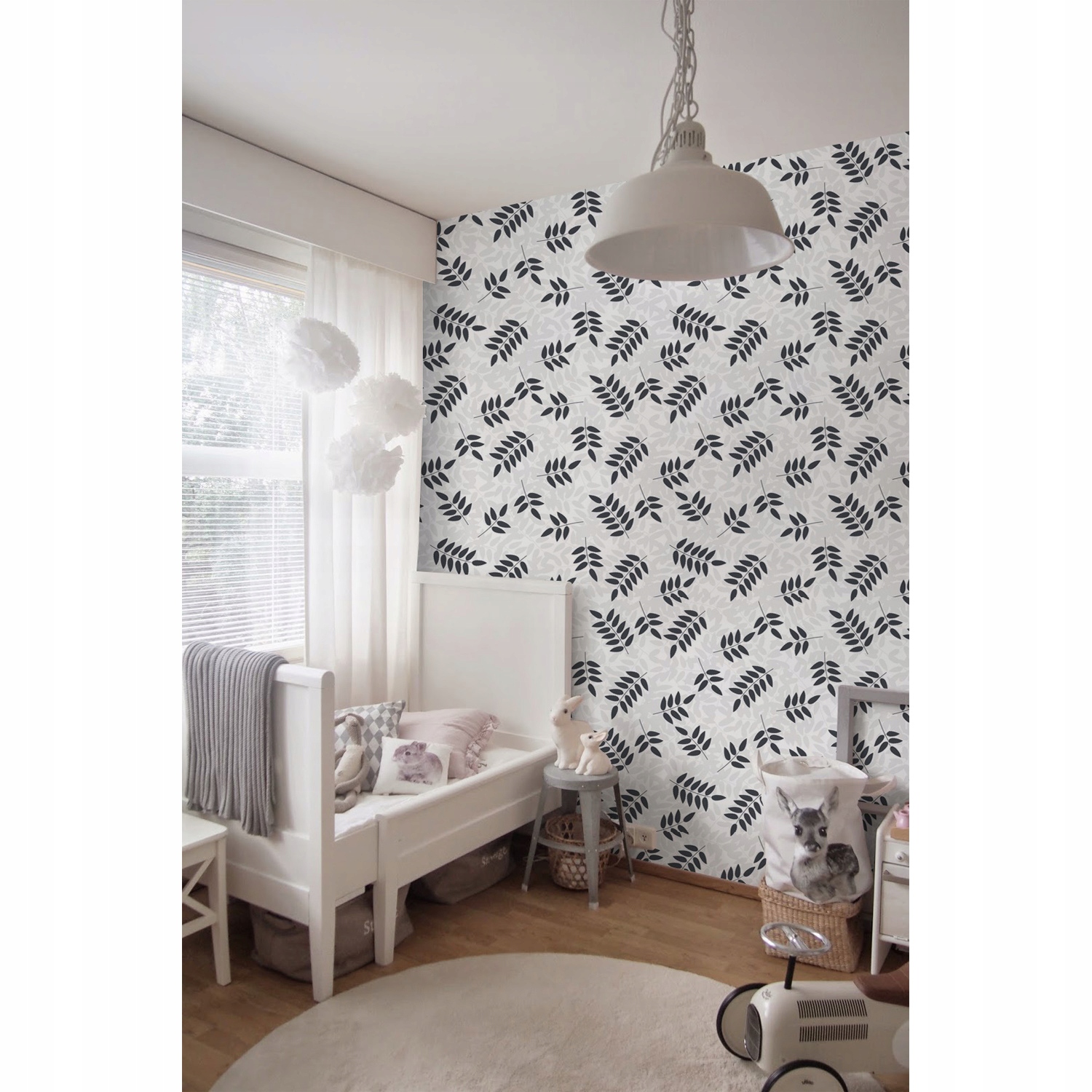 

Fototapeta ścienna Delikatny wzór liści 312x219 cm