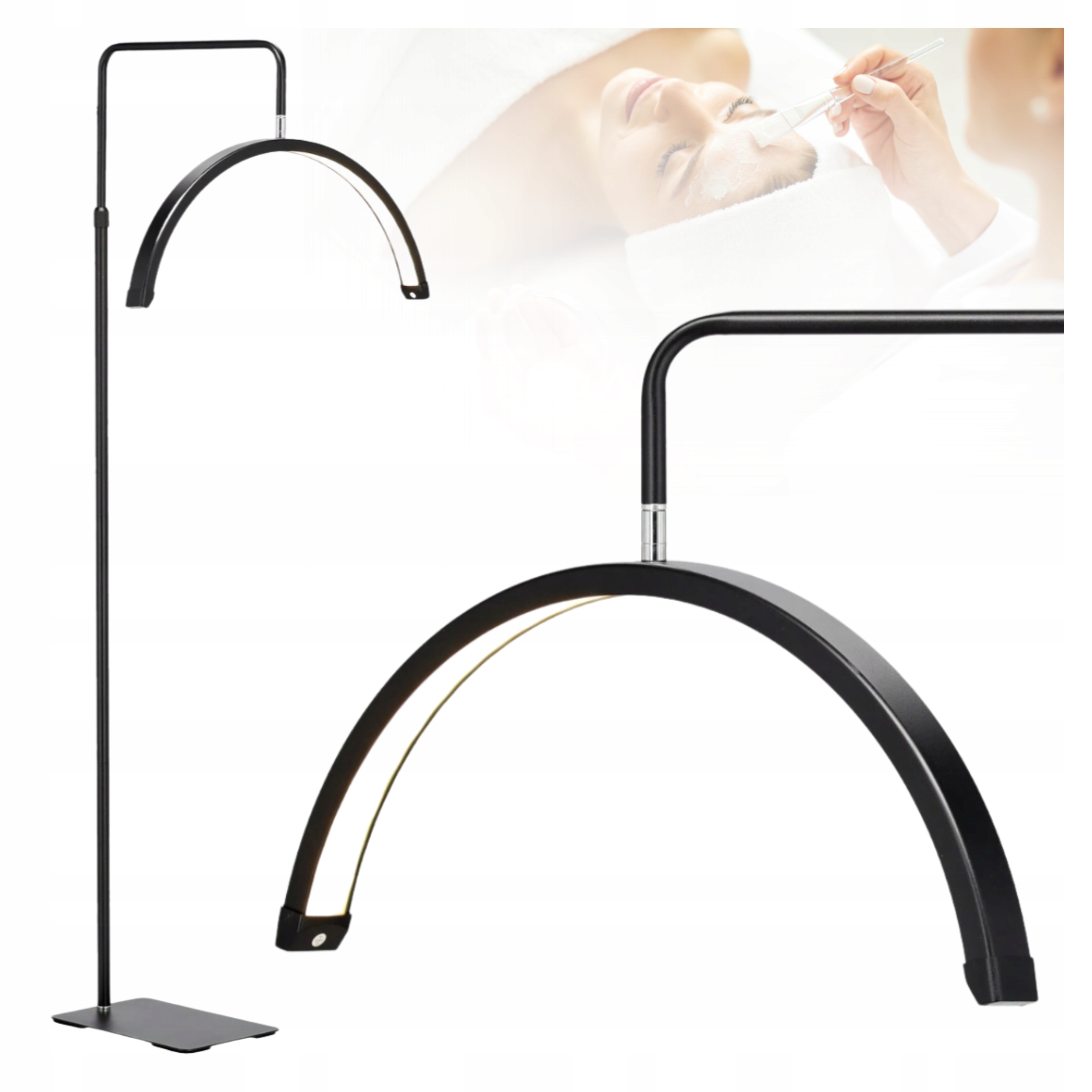 Kosmetická Lampa Pro Prodlužování Řas, Led Dálkové Ovládání, Regulace Barvy Výšky