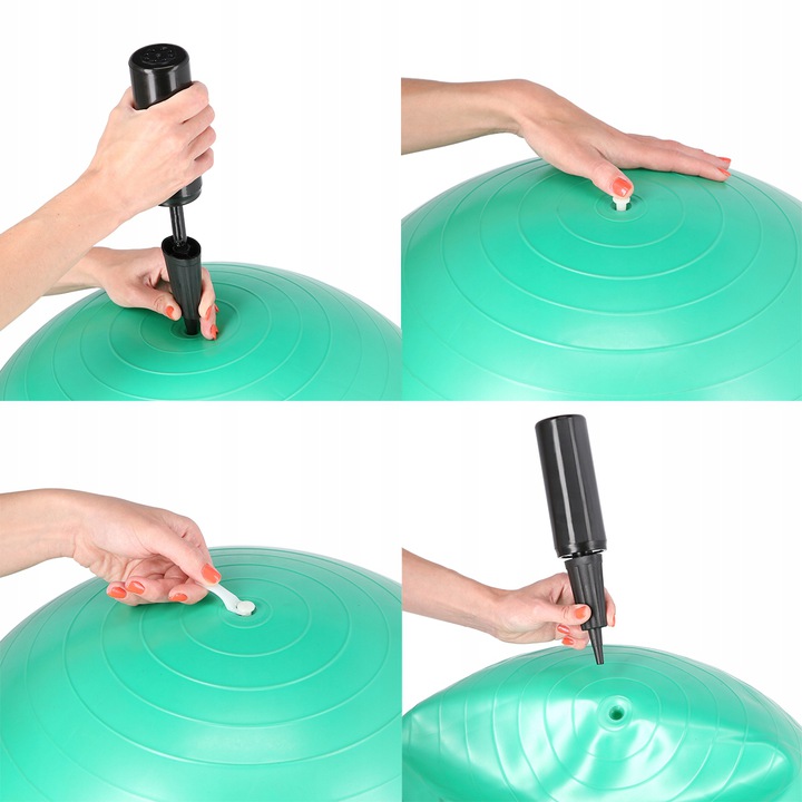 YB02 55CM GRAPHITTE ANTI-BURST PIŁKA GIM HMS Średnica 55 cm