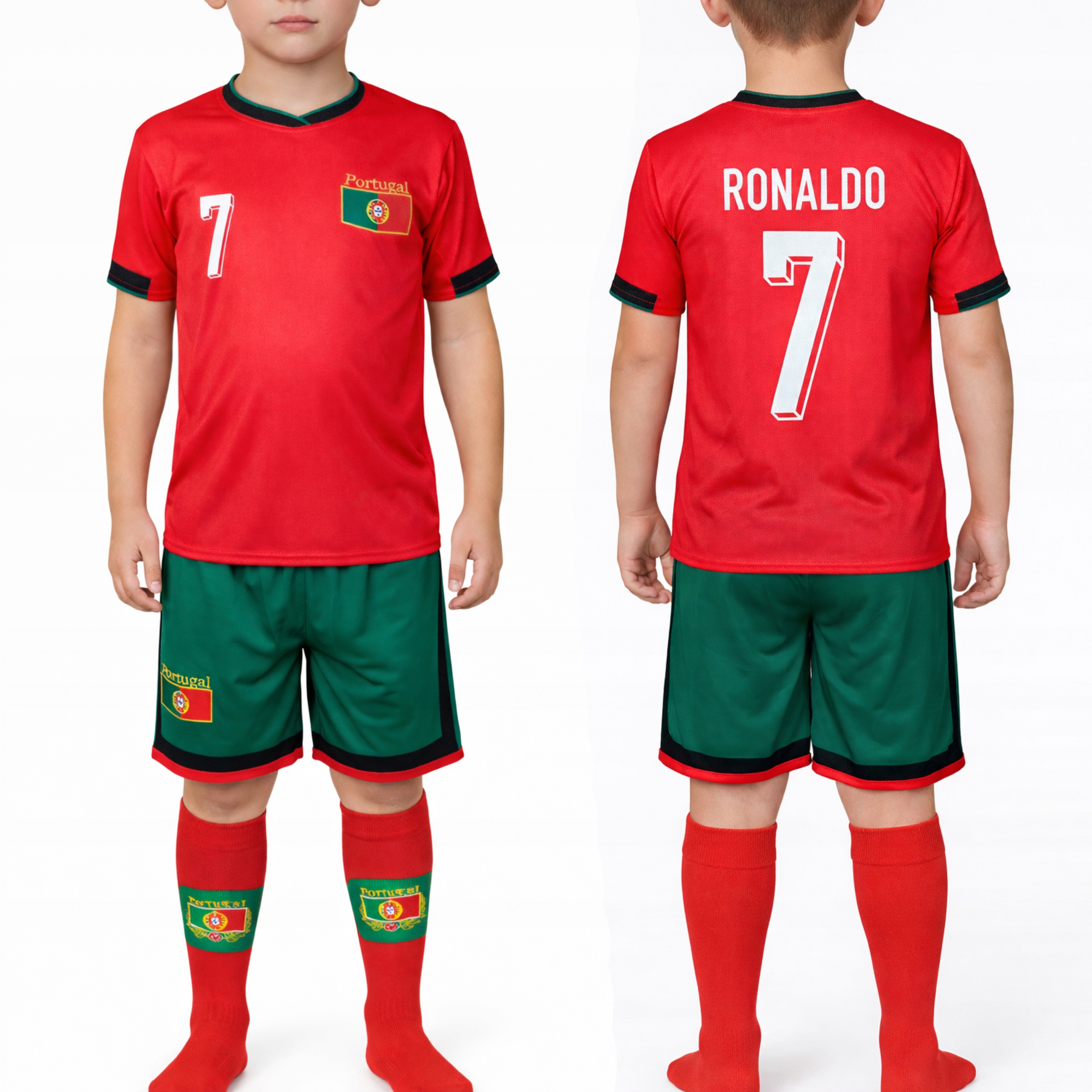 Komplecik z getrami-RONALDO Portugalia 152 cm