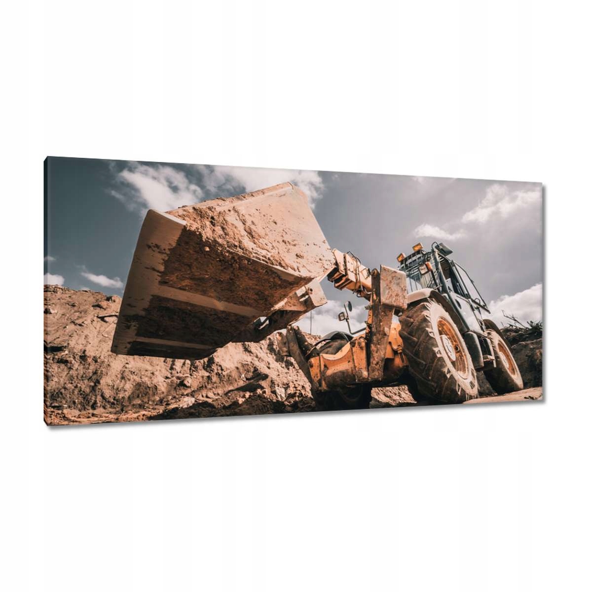 Obrazy 115x55 Bagr nakladač konstrukce