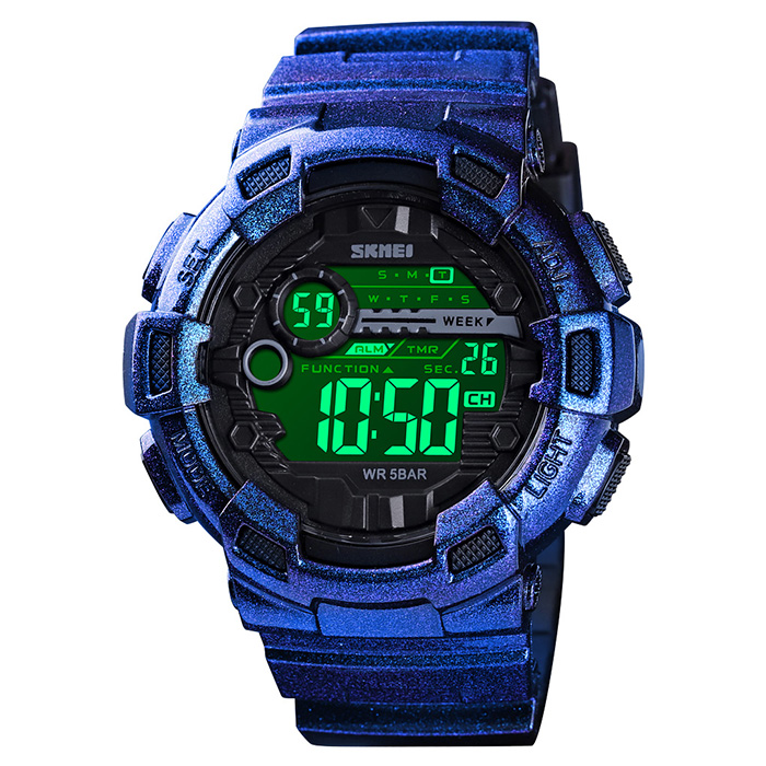 Zegarek Skmei sportowy wodoodporny koperta 50mm rozmiar dla każdego WR50 Wodoszczelność 50m = WR50