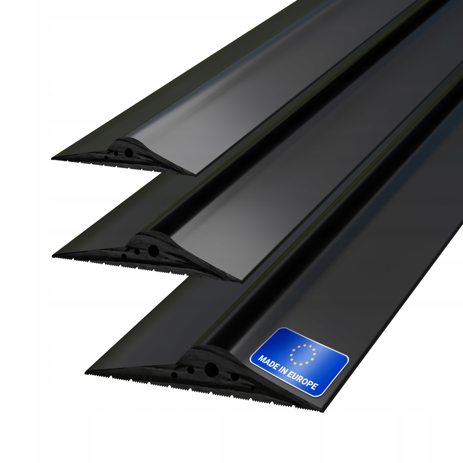 Garážové těsnění 15x80 mm, práh garážové brány 3,5 m, gumové prahové Dq-pp