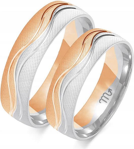 Dámský jemný zlatý prsten 585, 26 27 28, jedinečný model gravírování