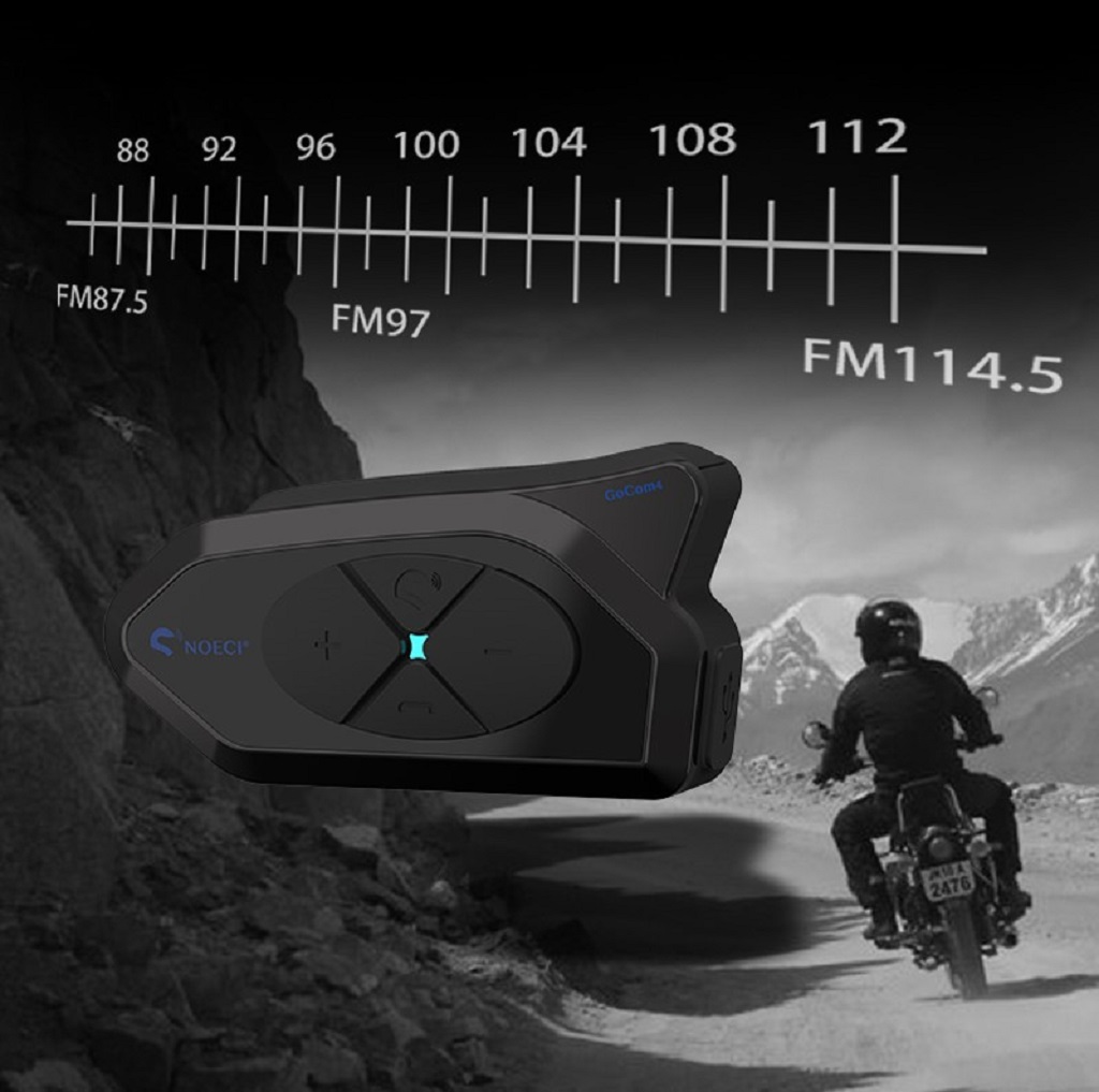 Kask motocyklowy Bluetooth interkom 4-osobowy zestaw słuchawkowy GoCom4 Typ mikrofonu hybrydowy