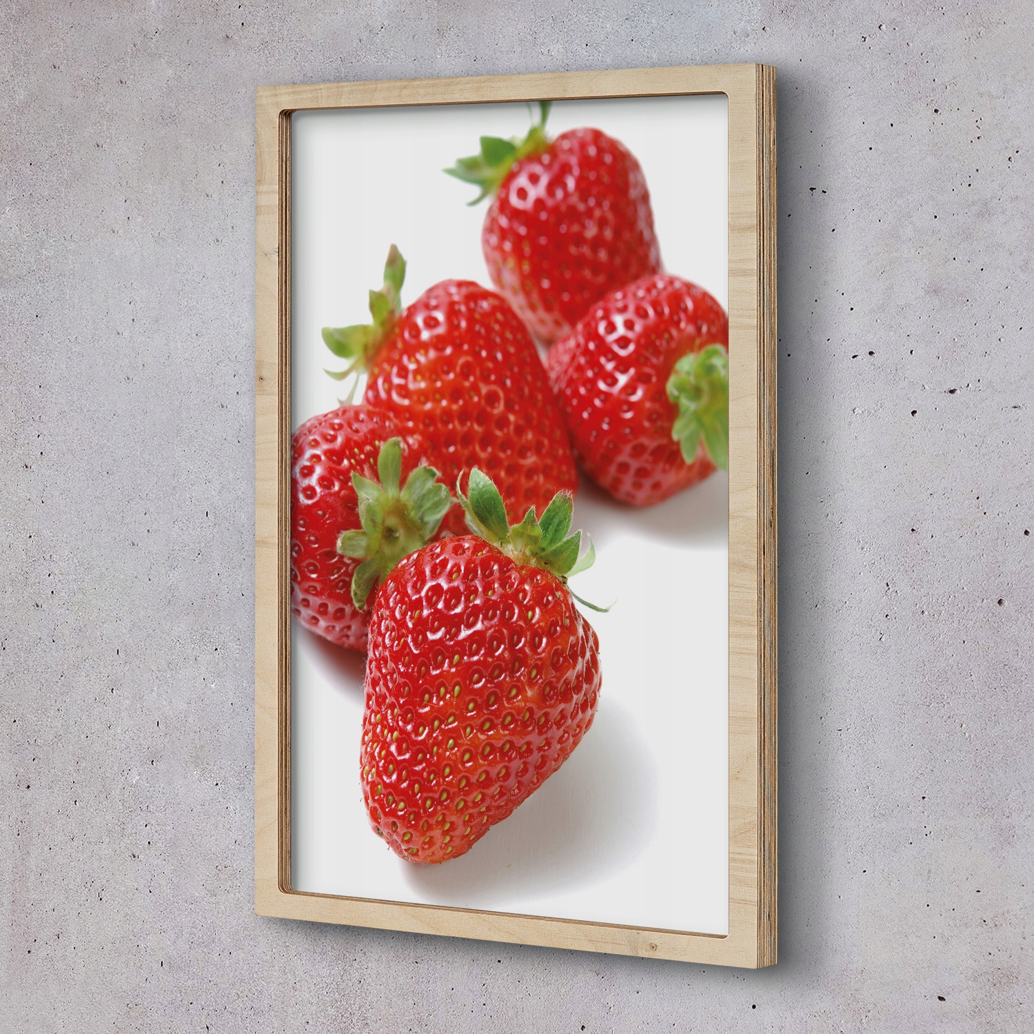 Obraz v rámu na zeď Jahody s ovocem 30x50 cm