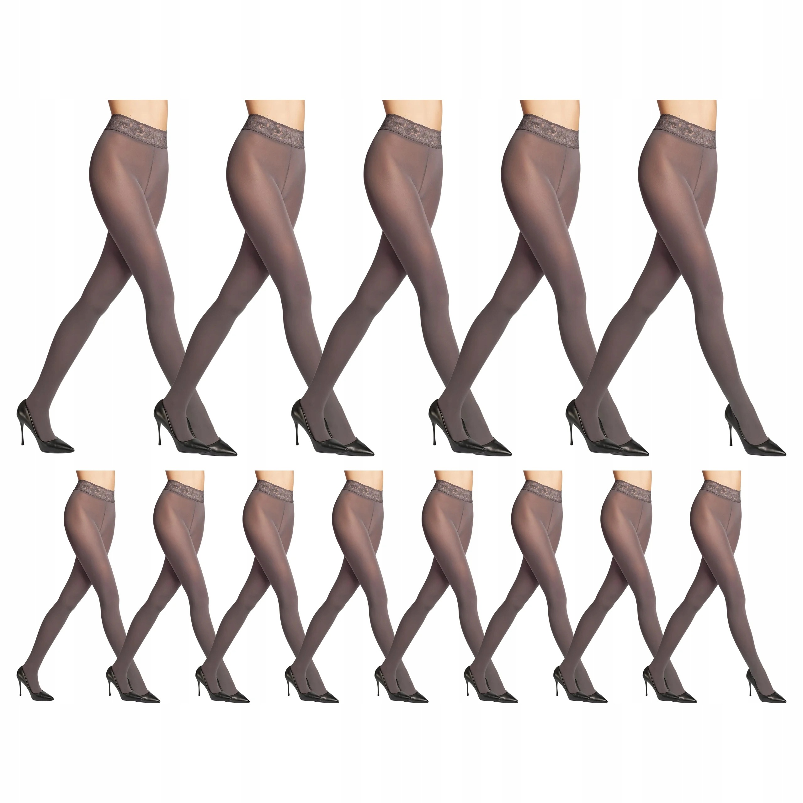 13 x Punčocháče Erotic Vita Bassa 100 den Marilyn Grigio 1/2